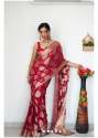 Premium Soft Cotton Silk Saree With Zari Weaving Work thumb 2