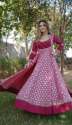 Presenting New Beautiful Fox Georgette Gown With Heavy Embroidery Work  thumb 2