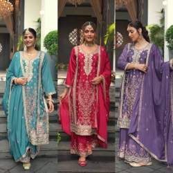 presenting new designer heavy embroidery work suits