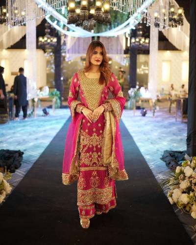PRESENTING NEW KURTI-PLAZZO SET IN CHINON SILK FABRIC 