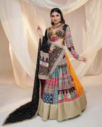 Presenting New Navratri Designer Printed Lehenga Choli