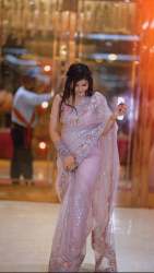 Presenting New Organza Silk Embroidery Saree 