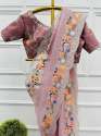Presenting New Organza Silk Embroidery Saree  thumb 6