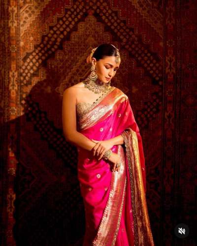 Presenting Organic Banarasi Sarees with lace 