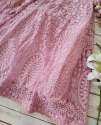 Pretty Baby Pink Georgette Lehenga Choli With Embroidery Work  thumb 4