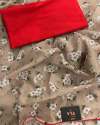 Pretty Fox Georgette Printed Saree thumb 6