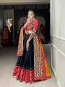 Printed Pure Cotton Black Lehenga Choli thumb 1