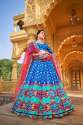 Printed with gota patti lehenga choli thumb 3