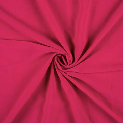Punch Pink Plain Moss Georgette Fabric