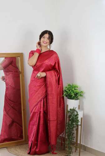 Pure Banarasi Zari Weaving Saree 