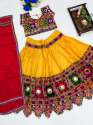 Pure Cotton With Embroidery Work Kids Wear Lehenga Choli 
