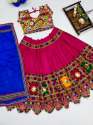 Pure Cotton With Embroidery Work Kids Wear Lehenga Choli  thumb 1