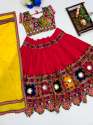 Pure Cotton With Embroidery Work Kids Wear Lehenga Choli  thumb 4