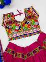 Pure Cotton With Embroidery Work Kids Wear Lehenga Choli  thumb 9