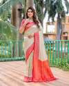 Pure Kanjivaram Pattu with Zari weaving Saree collection thumb 1
