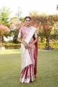pure Kanjivaram Soft Satin Silk Saree  thumb 1