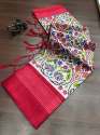  PURE KHADI SILK HD PRINT SAREE thumb 2
