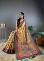 Pure Malai Cotton Saree With Kalamkari Prints thumb 2