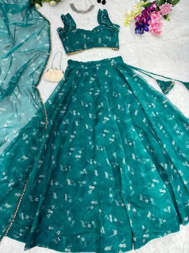 Pure Silk Organza Lehenga Choli