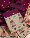 Pure Tapela Silk With Paithani Suit  thumb 6