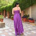 Purple Color Georgette Kurti Plazzo thumb 2