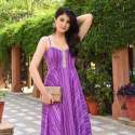 Purple Color Georgette Kurti Plazzo thumb 5