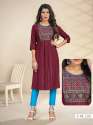 Rayon Lurex Feeding Kurti   thumb 2