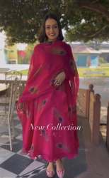 Readymade Digital Print Work Gown