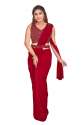 Readymade Plain Saree With Sequence Work thumb 1