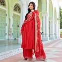  Red Hot Anarkali Bottom Dupatta  thumb 1