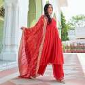  Red Hot Anarkali Bottom Dupatta  thumb 2