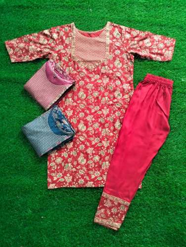 REYON DRESS WITH FOIL WORK
