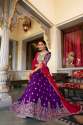 Royal Elegance: Vichitra Silk Embroidered Lehenga Set thumb 3