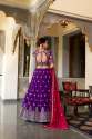Royal Elegance: Vichitra Silk Embroidered Lehenga Set thumb 4