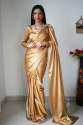 Satin Soft Ready To Wear Saree Collection  thumb 8