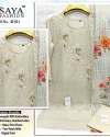 SAYA FASHION GEORGETTE WITH EMBROIDERY SUIT thumb 4