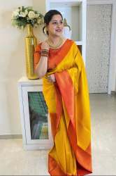 Self Weaving Soft Lichi Silk Saree