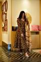 SILK SATIN WITH DIGITAL PRINT ANRKALI GOWN