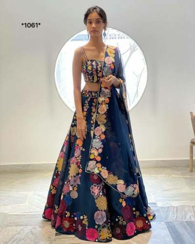 silk zari lehenga