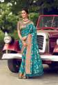 Soft banarsi silk Maheshwari saree thumb 5