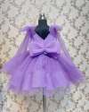 Soft Cotton Baby Girls Frock with Bow Patti  thumb 4