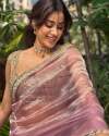 Soft Jimmy Chuu With Lace Border Saree  thumb 2