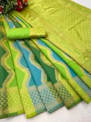 Soft lichi Silk Banarasi Saree  