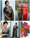Soft Lichi Silk Jacquard Saree  thumb 3