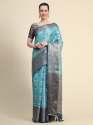 Soft Organza Fancy Silk Saree  thumb 3