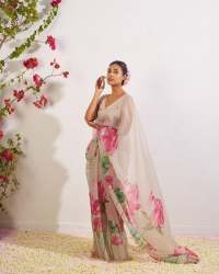  Soft Organza saree collection for woman