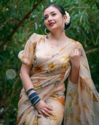 SOFT ORGENZA SILK SAREE by Royal Export