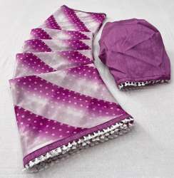 Soft RimJim Art Silk Saree 