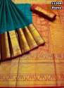 Soft Silk Zari Weaving Saree with Contrast Border thumb 2