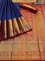 Soft Silk Zari Weaving Saree with Contrast Border thumb 3